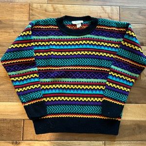 Vtg Sakura Sport abstract crewneck sweater